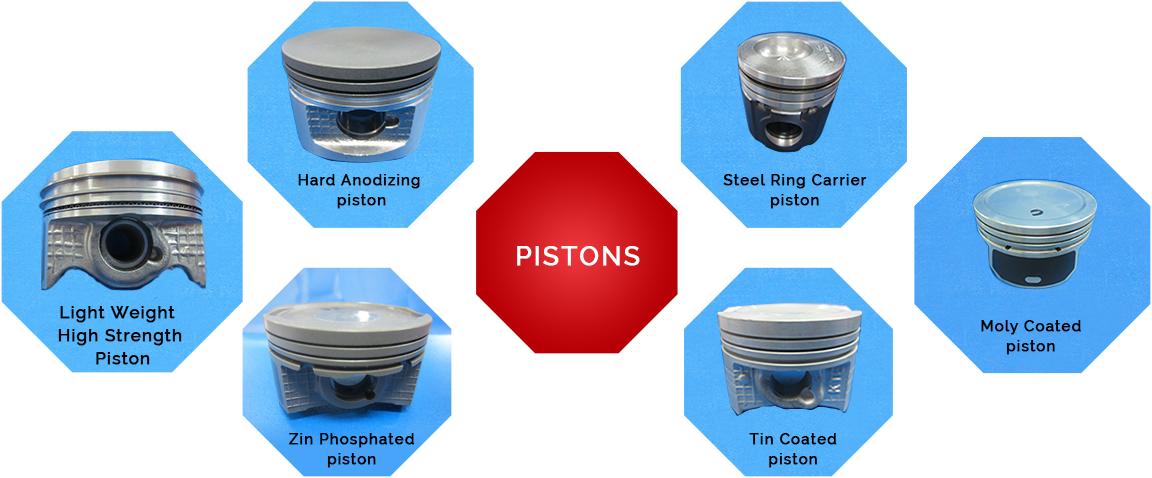 Steel Rings Pistons 